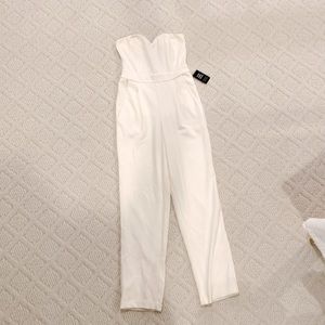White Express Jumpsuit - Size 00 - NWT